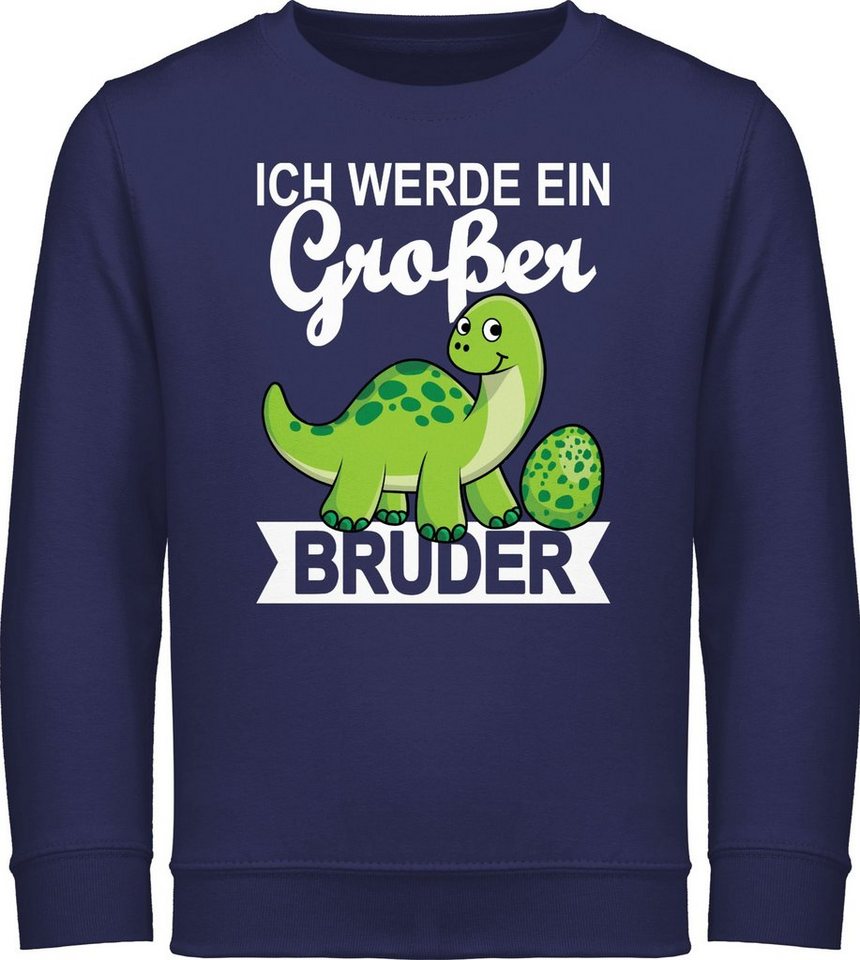 Shirtracer Sweatshirt Ich werde ein großer Bruder mit Dinos Großer Bruder von Shirtracer