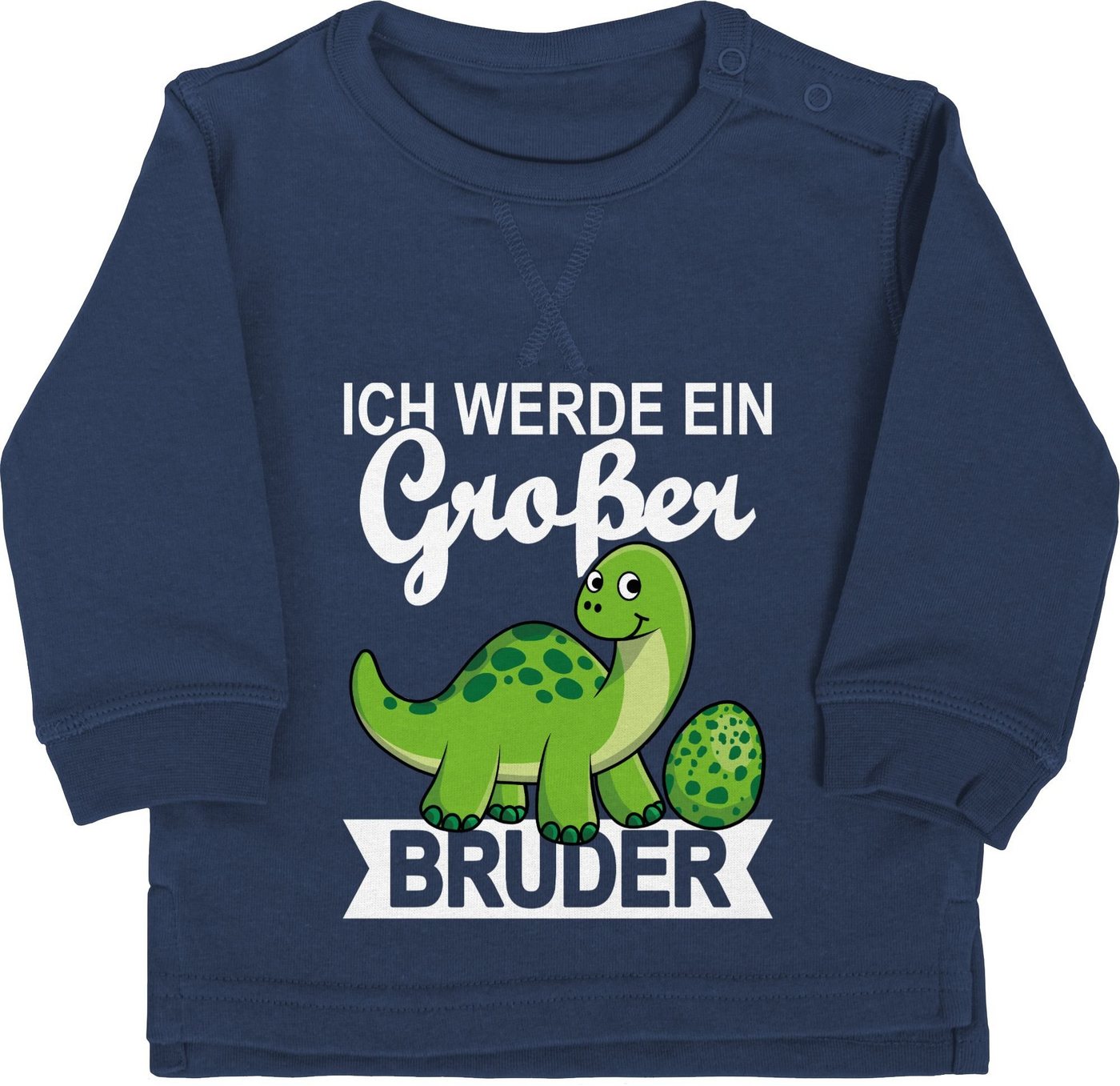Shirtracer Sweatshirt Ich werde ein großer Bruder mit Dinos Großer Bruder von Shirtracer
