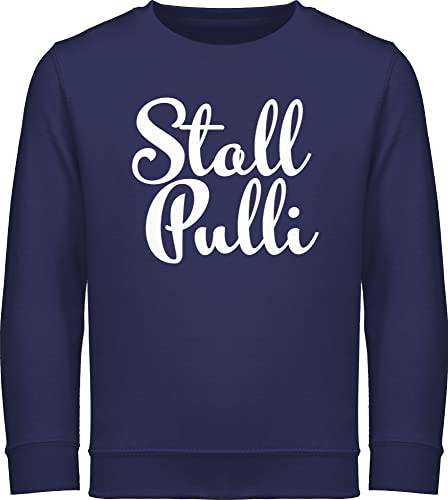 Shirtracer Sweatshirt Kinder Pullover für Jungen Mädchen - Pferd Pferde - Stallpulli Bubble Schrift - 152 (12/13 Jahre) - Navy Blau - Geschenk mit pferden Reiter pferdefan Pferde, pferdesprüche von Shirtracer