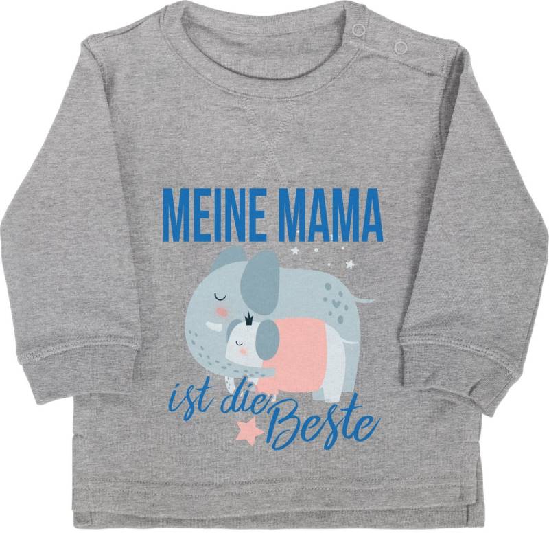 Shirtracer Sweatshirt Meine Mama ist die Beste Elefanten Mama von Shirtracer