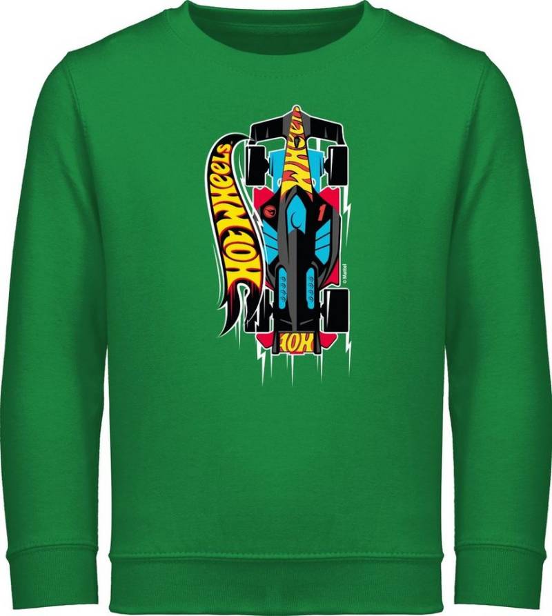 Shirtracer Sweatshirt Rennauto - schwarz/gelb Hot Wheels Mädchen von Shirtracer