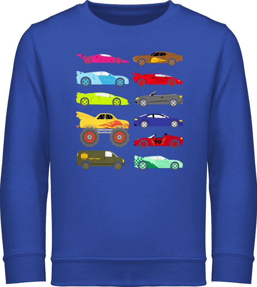 Shirtracer Sweatshirt Rennwagen und Trucks Kinder Fahrzeuge von Shirtracer