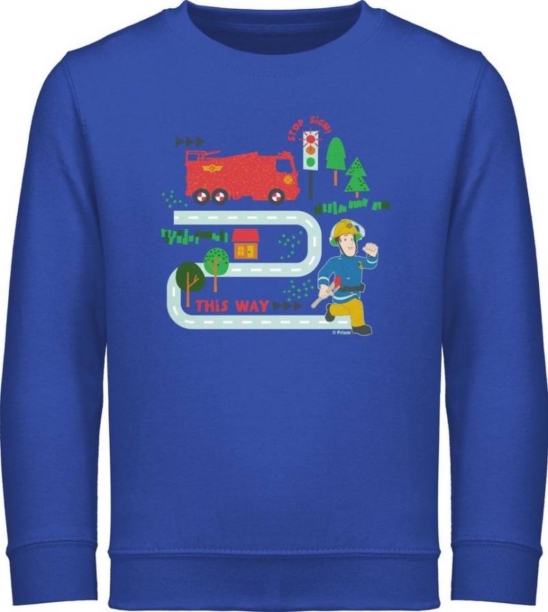 Shirtracer Sweatshirt This way Jupiter Feuerwehrmann Sam Jungen von Shirtracer