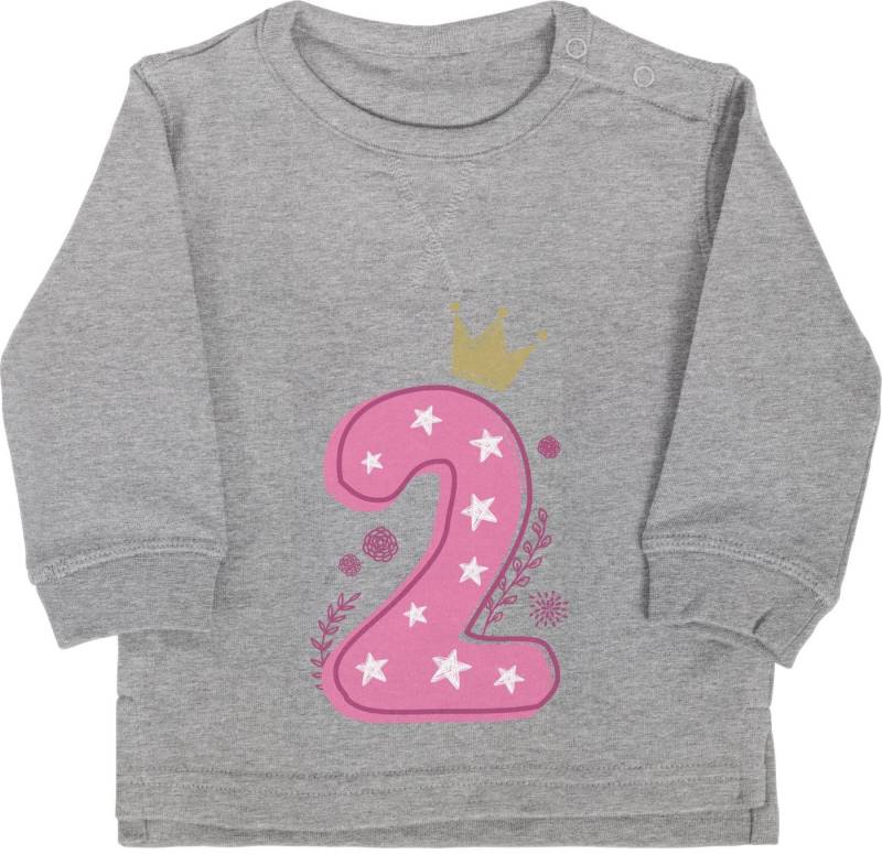 Shirtracer Sweatshirt Zweiter Birthday Mädchen 2. Geburtstag von Shirtracer