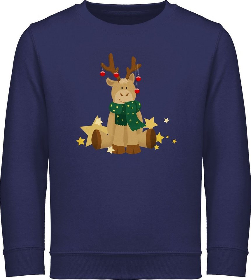 Shirtracer Sweatshirt süßer Elch Weihnachten Kleidung Kinder Shirtracer Sweatshirt süßer Elch Weihnachten Kleidung Kinder von Shirtracer