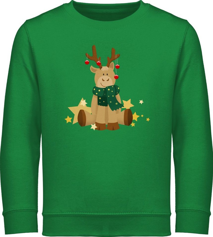 Shirtracer Sweatshirt süßer Elch Weihnachten Kleidung Kinder von Shirtracer