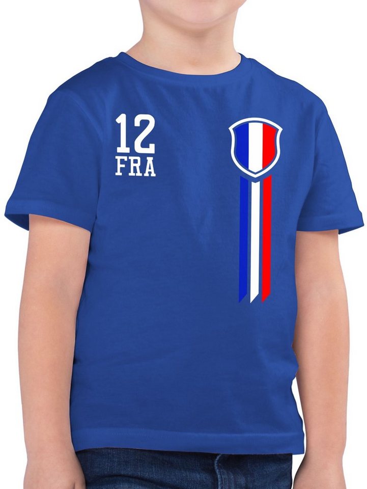 Shirtracer T-Shirt 12. Mann Frankreich Fanshirt (1-tlg) 2024 Fussball EM Fanartikel Kinder von Shirtracer