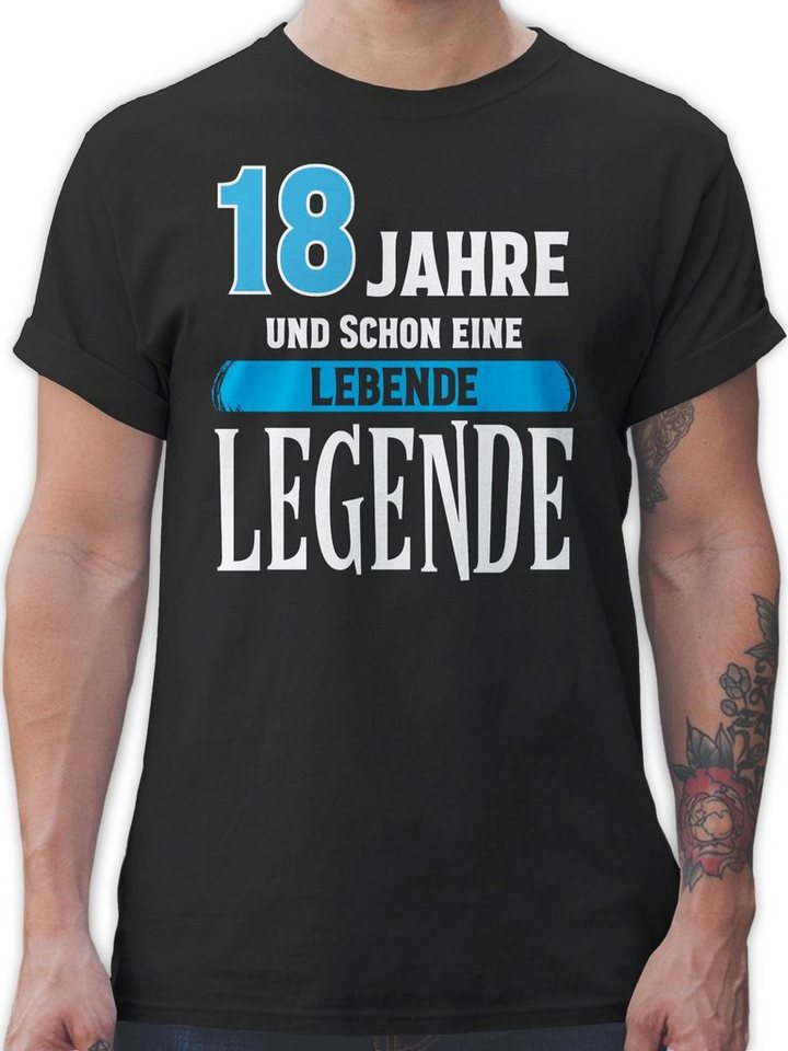 Shirtracer T-Shirt Achtzehnter Legende 18. Geburtstag von Shirtracer