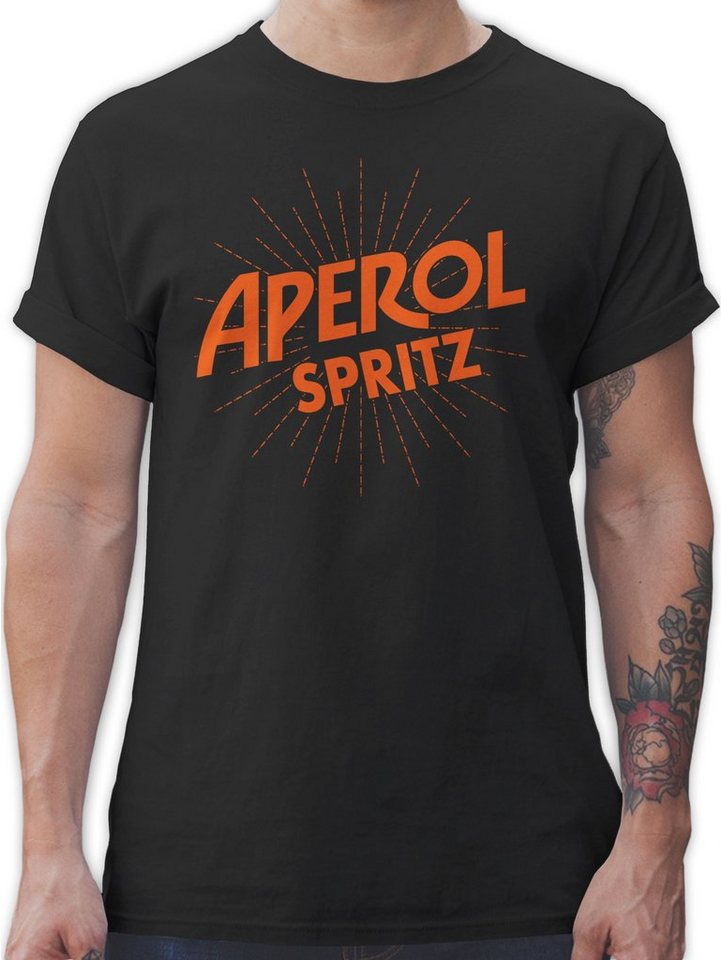 Shirtracer T-Shirt Aperol Spritz Kostüm Karneval & Fasching von Shirtracer