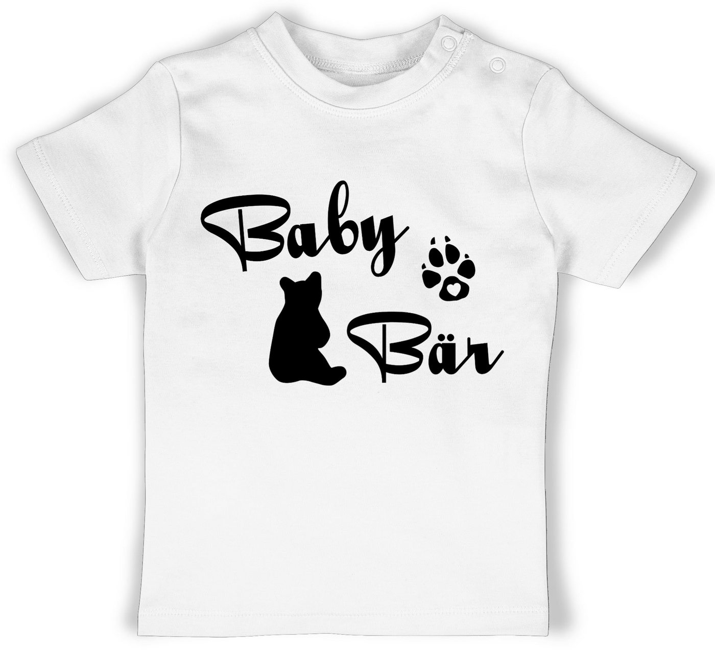 Shirtracer T-Shirt Baby Bär Lettering Strampler Baby Mädchen & Junge von Shirtracer