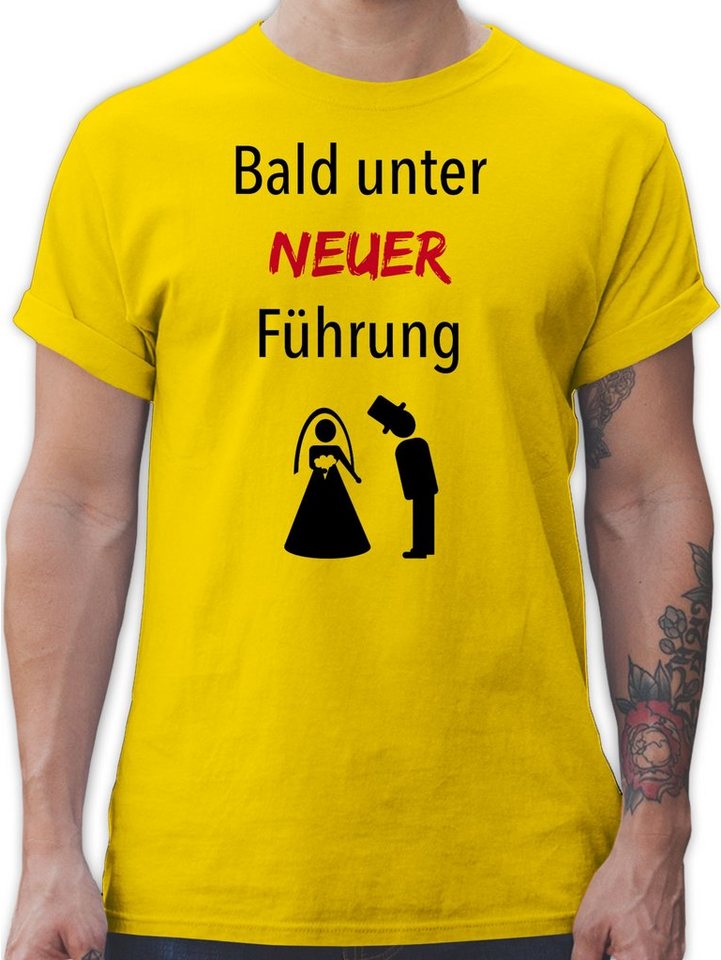 Shirtracer T-Shirt Bald unter neuer Führung JGA Männer von Shirtracer