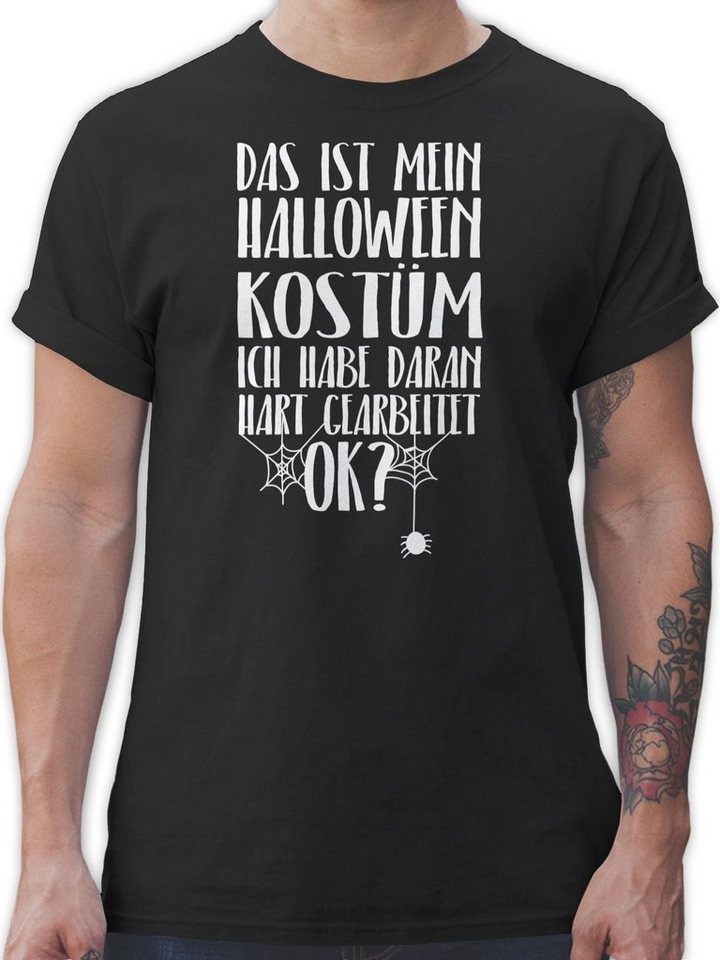 Shirtracer T-Shirt Das ist mein Halloween Kostüm Halloween Kostüme Herren von Shirtracer