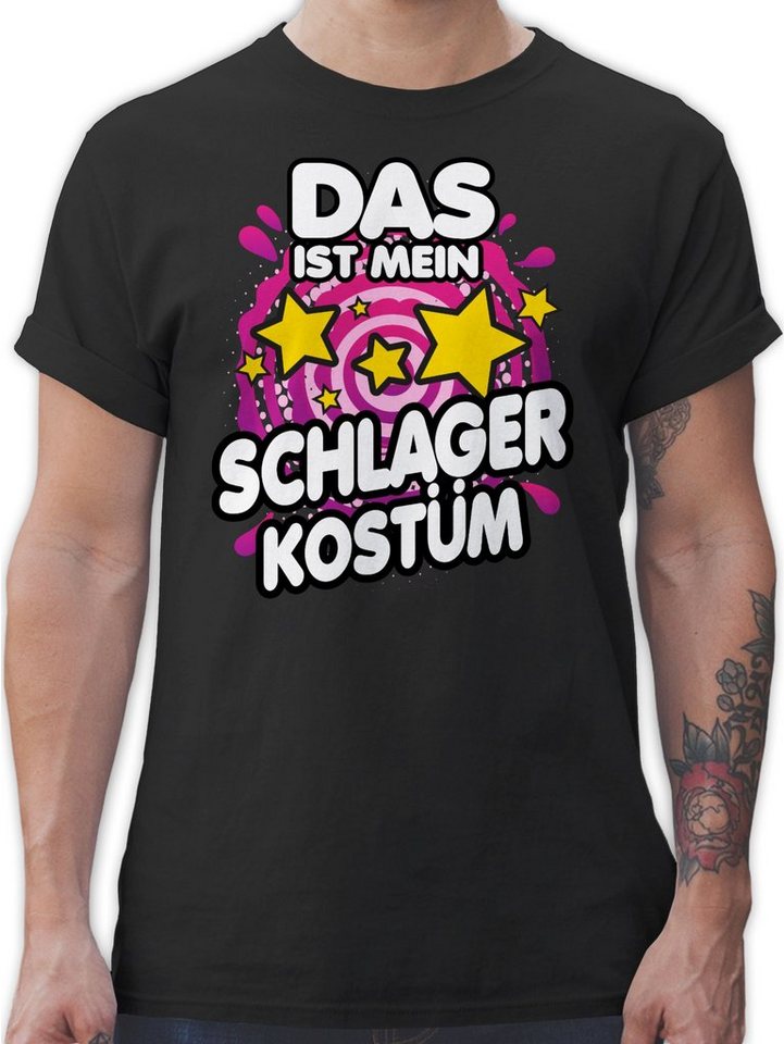 Shirtracer T-Shirt Das ist mein Schlager Kostüm Schlager Party Outfit von Shirtracer