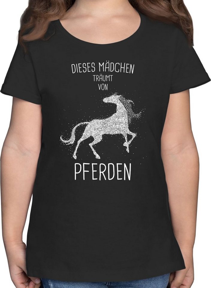 Shirtracer T-Shirt Dieses Mädchen träumt von Pferden Pferd von Shirtracer