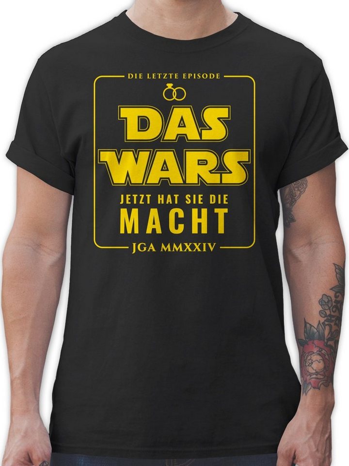 Shirtracer T-Shirt JGA 2024 Das Wars Jetzt hat sie die Macht JGA Männer von Shirtracer