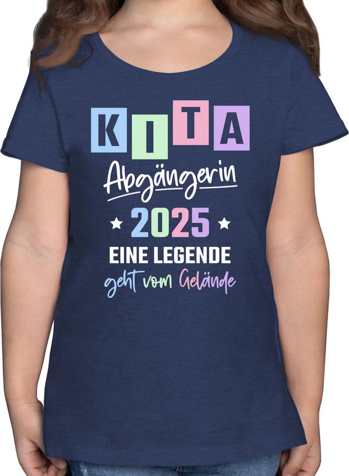 Shirtracer T-Shirt Kita Abgängerin 2025 - Legende Gelände Einschulung Mädchen von Shirtracer