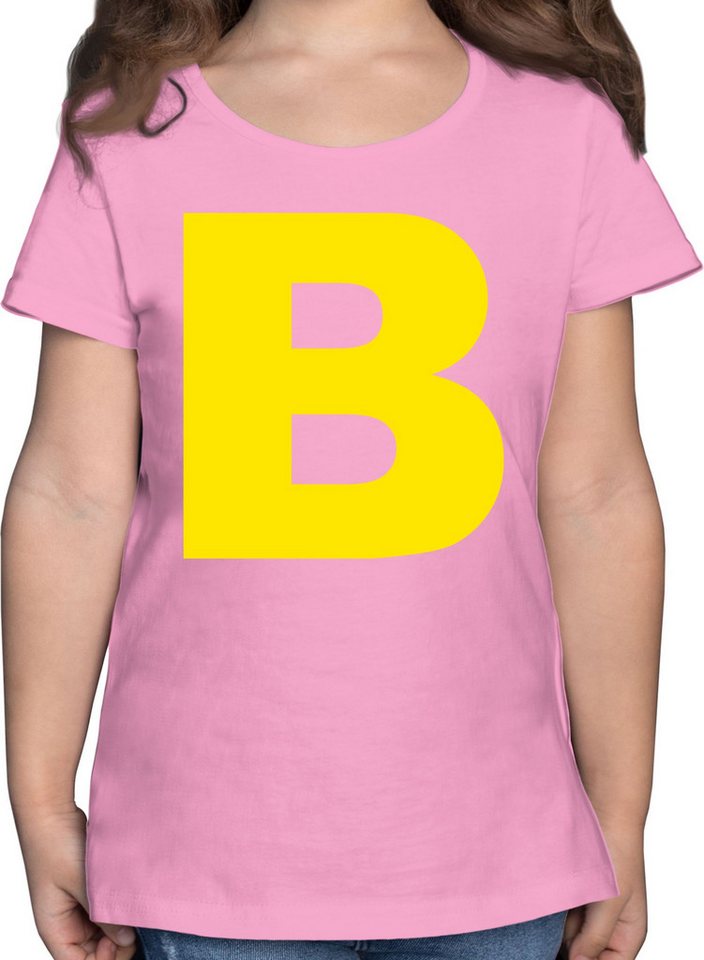 Shirtracer T-Shirt Kostüm Buchstabe B Streifenhörnchen Chipmunk Mädchen Brittany I Faschi Karneval & Fasching von Shirtracer