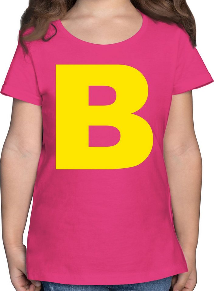 Shirtracer T-Shirt Kostüm Buchstabe B Streifenhörnchen Chipmunk Mädchen Brittany I Faschi Karneval & Fasching von Shirtracer