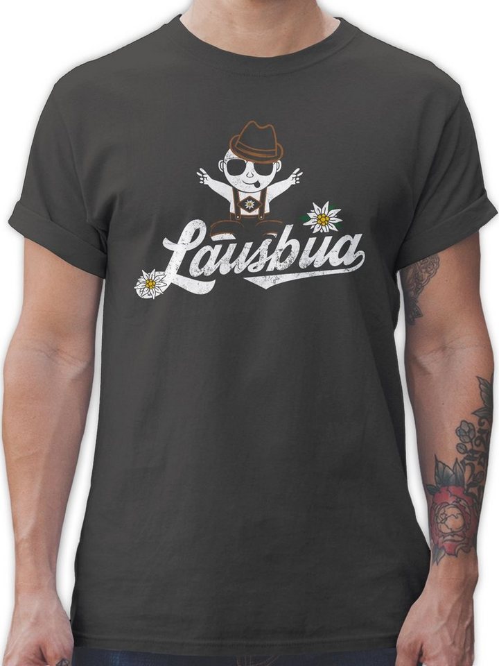 Shirtracer T-Shirt Lausbua Baby I Wiesn Lustig Witzig Mode für Oktoberfest Herren von Shirtracer