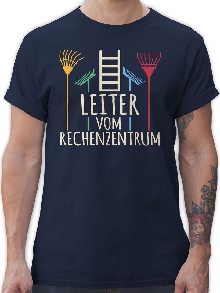 Shirtracer T-Shirt Leiter vom Rechenzentrum hell Herren & Männer Geschenke von Shirtracer