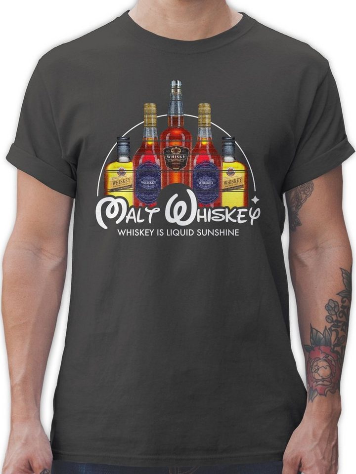 Shirtracer T-Shirt Malt Whiskey Party & Alkohol Herren von Shirtracer