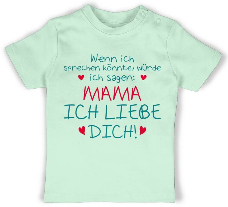 Shirtracer T-Shirt Mama ich liebe dich Mama von Shirtracer