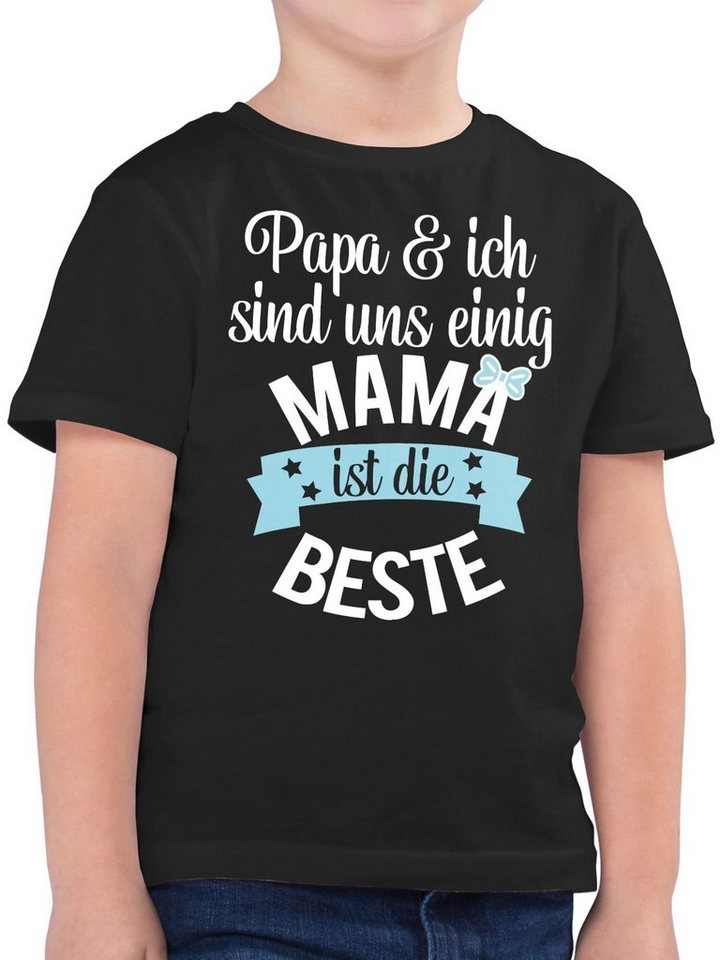 Shirtracer T-Shirt Mama ist die Beste I Muttertagsgeschenk von Shirtracer