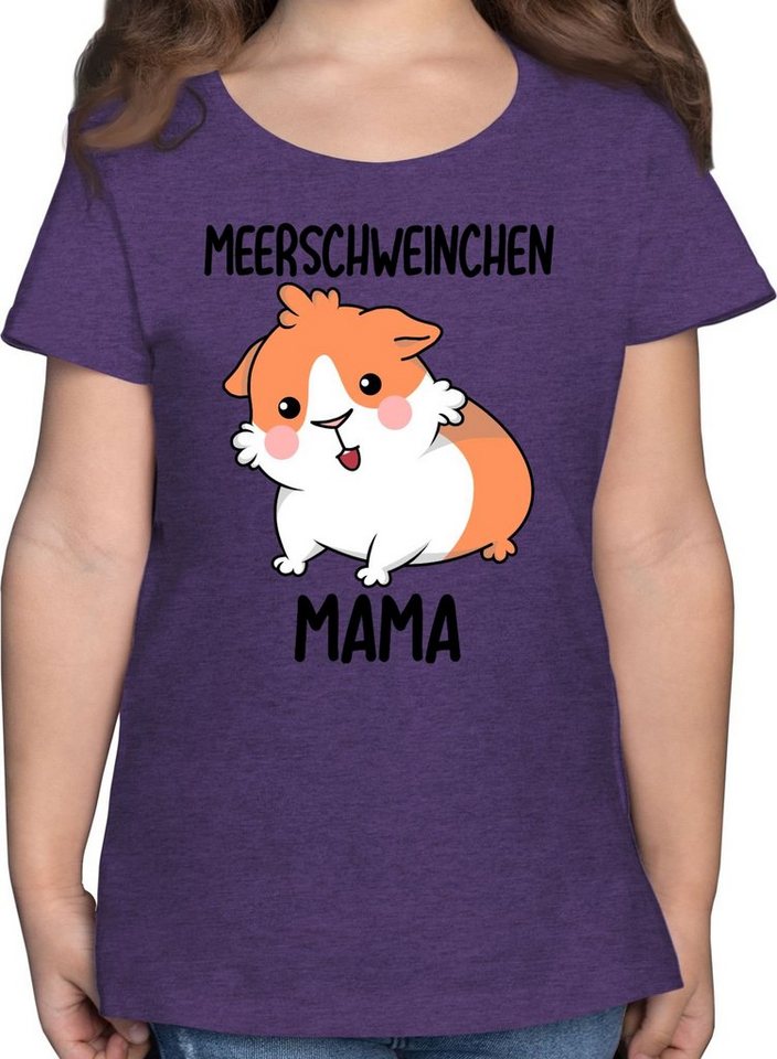 Shirtracer T-Shirt Meerschweinchen Mama Tiermotiv Animal Print von Shirtracer