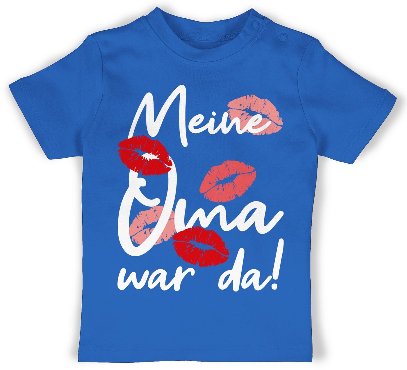 Shirtracer T-Shirt Meine Oma war da - weiß Strampler Baby Mädchen & Junge von Shirtracer