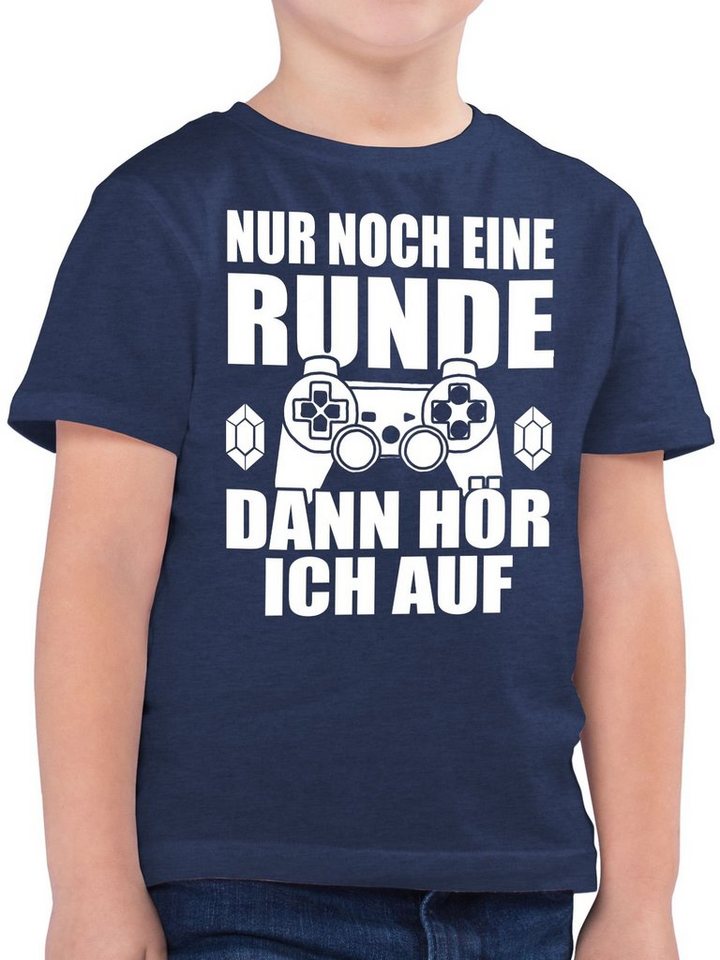 Shirtracer T-Shirt Nur noch eine Runde dann hör ich auf (1-tlg) Statement Sprüche Kinder von Shirtracer