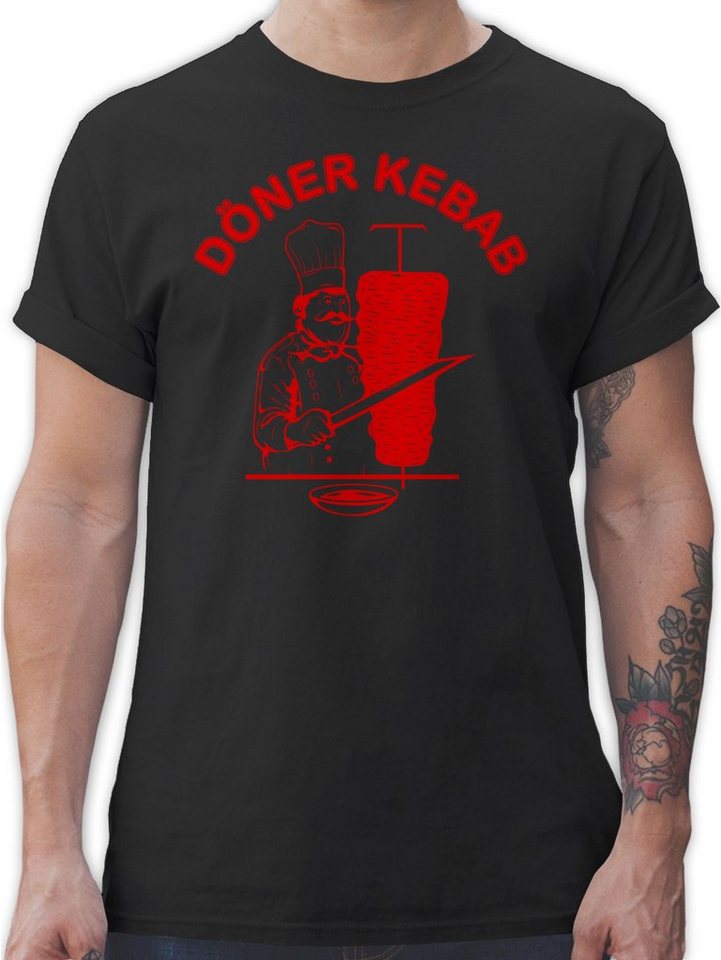 Shirtracer T-Shirt Original Döner Kebab Logo Karneval & Fasching von Shirtracer