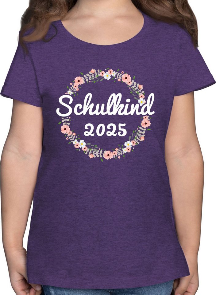 Shirtracer T-Shirt Schulkind 2025 Einschulung Mädchen von Shirtracer