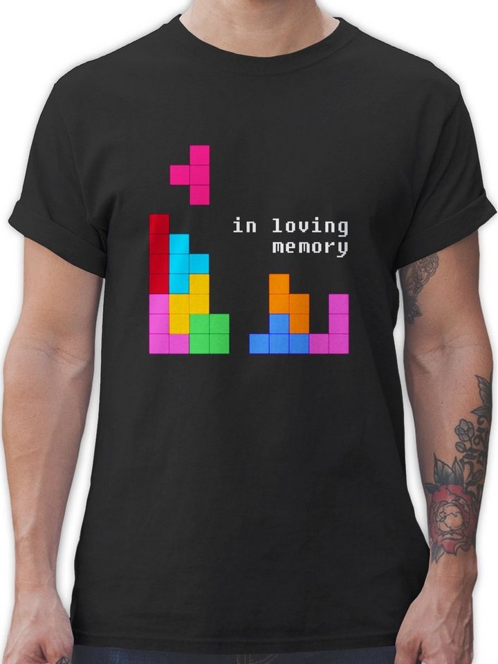 Shirtracer T-Shirt Tetris in loving memory Nerd Geschenke von Shirtracer