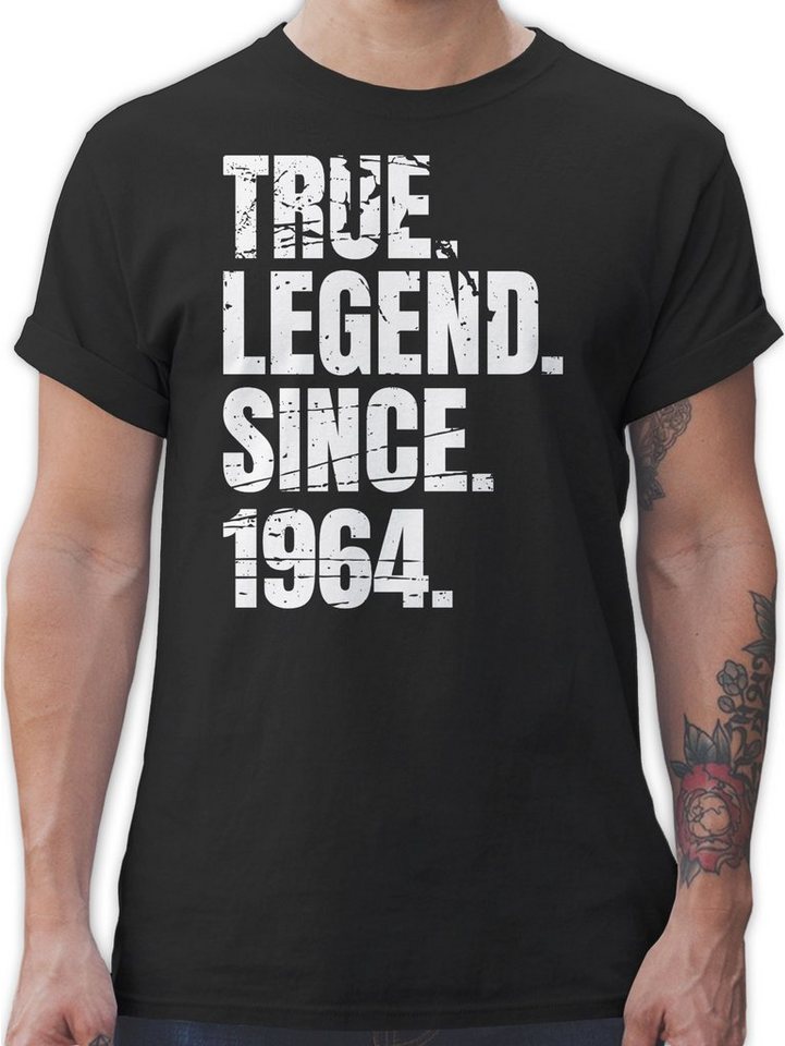 Shirtracer T-Shirt True Legend since 1964 Vintage 60. Geburtstag von Shirtracer
