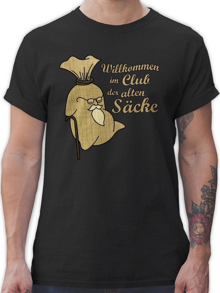 Shirtracer T-Shirt Willkommen im Club der alten Säcke 50. Geburtstag von Shirtracer