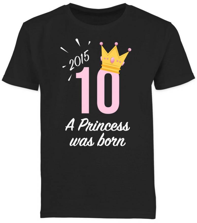 Shirtracer T-Shirt Zehnter Mädchen Princess 2015 (1-tlg) 10. Geburtstag von Shirtracer