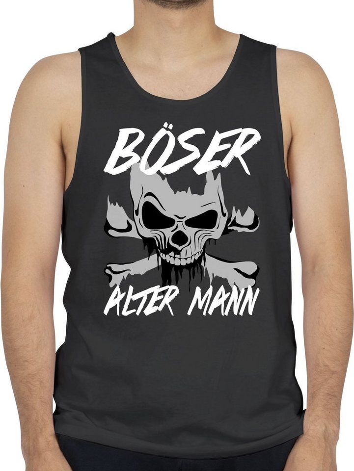 Shirtracer Tanktop Böser alter Mann Piraten & Totenkopf von Shirtracer