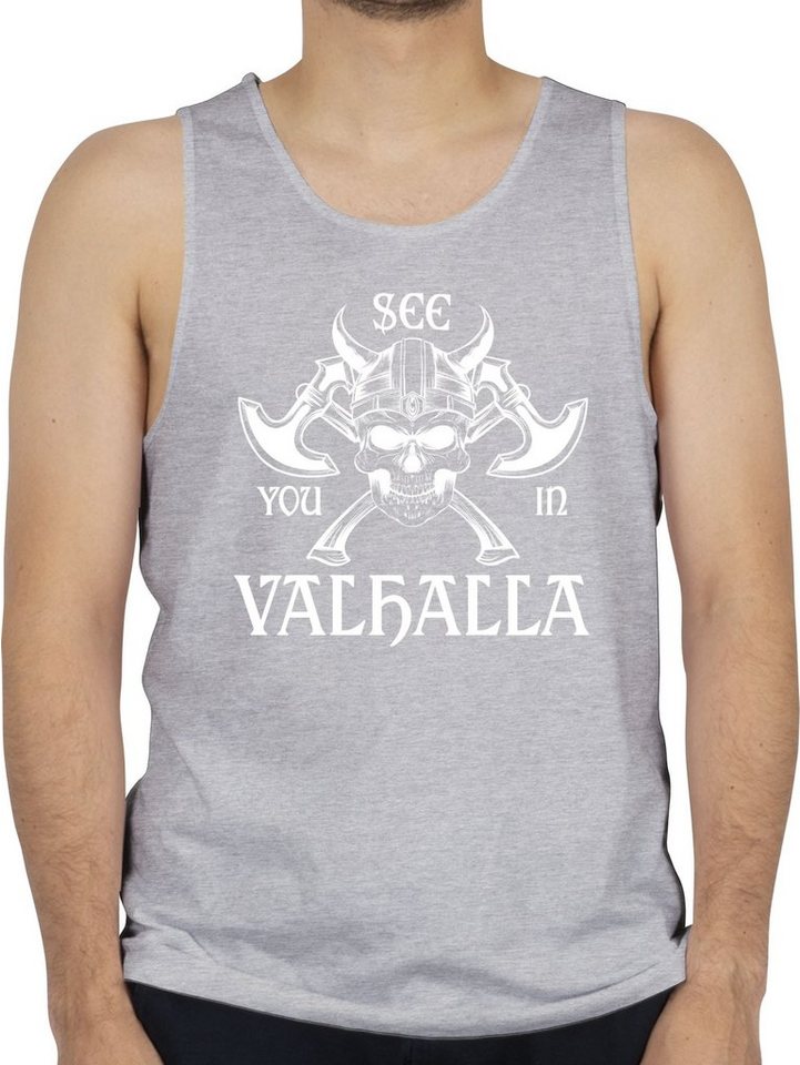 Shirtracer Tanktop See you in Valhalla Wikinger & Walhalla Herren von Shirtracer