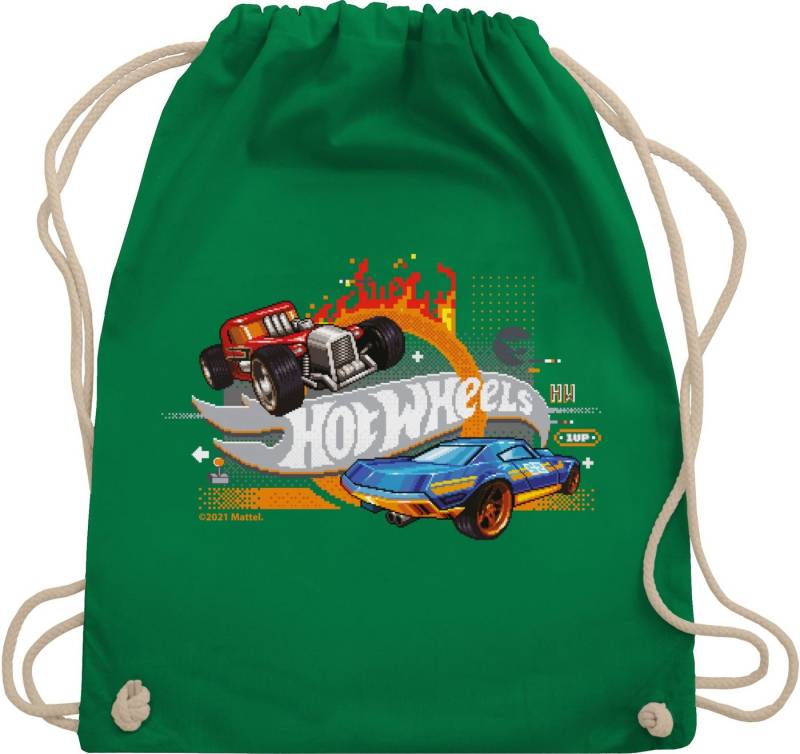 Shirtracer Turnbeutel 8-Bit Logo, Hot Wheels Tasche von Shirtracer