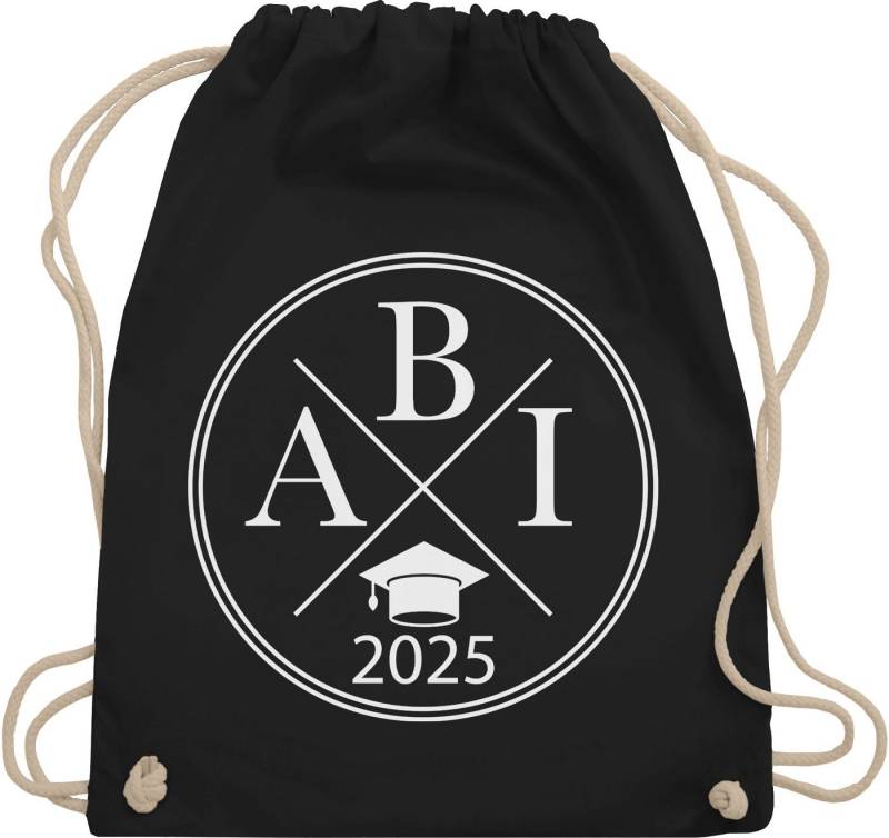 Shirtracer Turnbeutel Abi 2025 Hipster X, Abitur & Abschluss 2025 Geschenk von Shirtracer