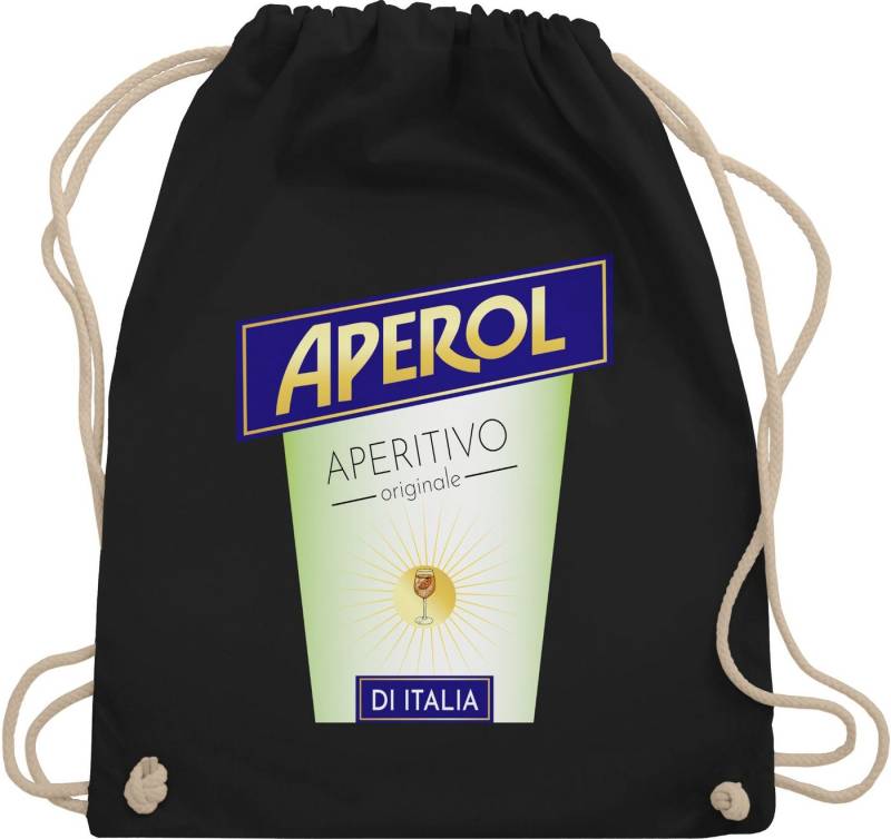 Shirtracer Turnbeutel Aperol Kostüm Flaschen Verkleidung, Karneval & Fasching von Shirtracer