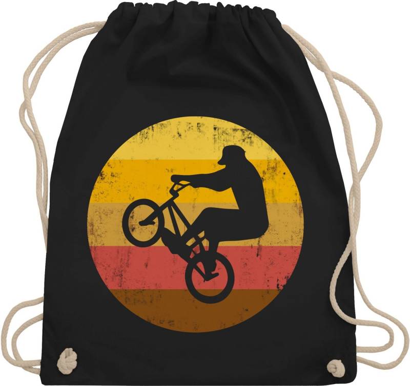 Shirtracer Turnbeutel BMX Jump I Geschenk BMX Fahrer I BMX Fan, Fahrrad Bekleidung Radsport von Shirtracer