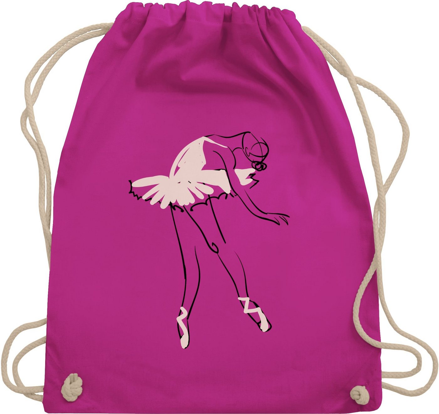 Shirtracer Turnbeutel Balletttänzerin Ballerina, Tanzen Geschenk von Shirtracer