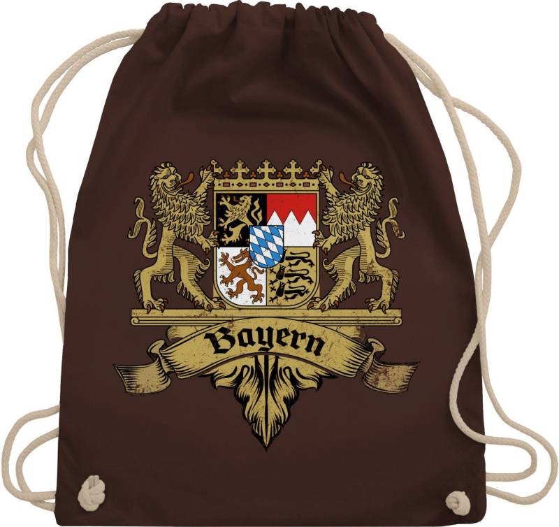 Shirtracer Turnbeutel Bayern Wappen Bayernland Freistaat Bayern, Mode für Oktoberfest Tasche von Shirtracer