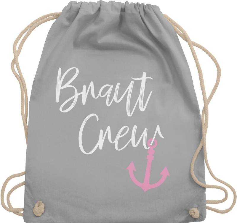 Shirtracer Turnbeutel Braut Crew - Anker, JGA Junggesellenabschied Frauen von Shirtracer