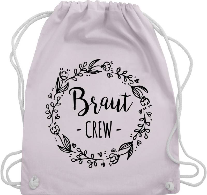 Shirtracer Turnbeutel Braut Crew Team Braut, JGA Junggesellenabschied Frauen von Shirtracer
