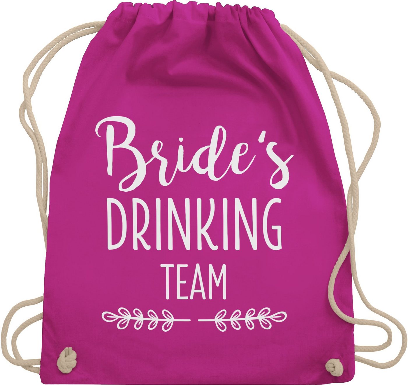 Shirtracer Turnbeutel Bride's Drinking Team, JGA Junggesellenabschied Frauen von Shirtracer