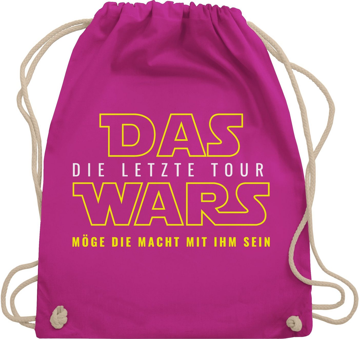 Shirtracer Turnbeutel Das Wars - Letzte Tour, JGA Männer von Shirtracer