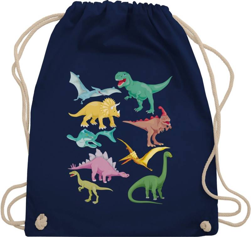 Shirtracer Turnbeutel Dinos, Tiermotiv Animal Print von Shirtracer