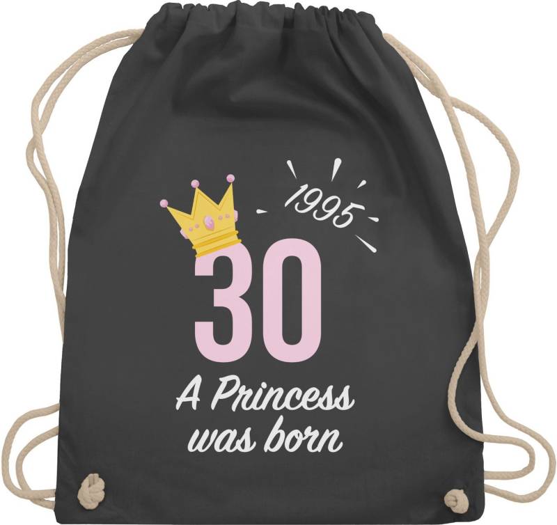 Shirtracer Turnbeutel Dreißigster Mädchen Princess 1995, 30. Geburtstag von Shirtracer